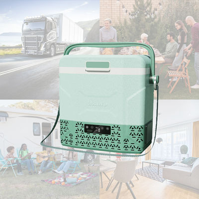 車用 24V/12V ミニ冷蔵庫 12L 50W キャンピングトラックRV用のポータブル冷蔵庫