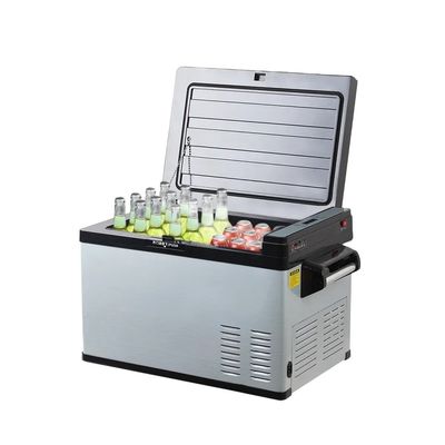 携帯 24.5 KGS ソーラーとDC 12/24V コンプレッサー 冷蔵庫 屋外活動用の冷蔵庫
