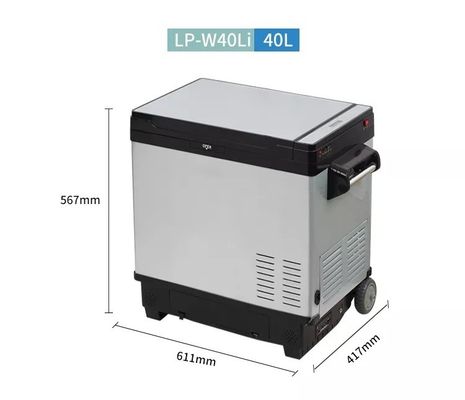 トラックや自動車用 携帯40Lコンプレッサー冷蔵庫
