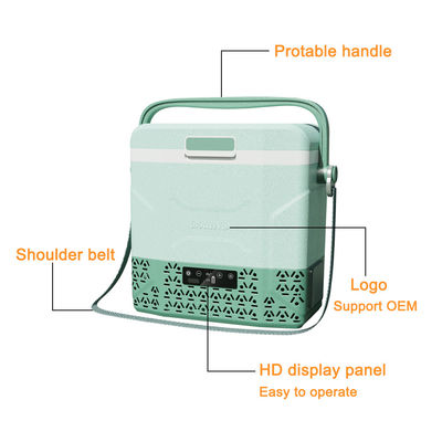 ショルダーベルト ミニ冷蔵庫 DC 12v ポータブル 車用冷蔵庫 冷蔵庫 コンプレッサー キャンプ用冷蔵庫 冷蔵庫