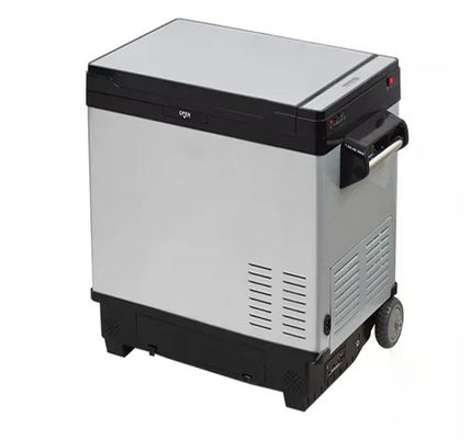 50L容量とDC12V/24Vまたは110V-240V電圧のポータブルコンプレッサー太陽冷蔵庫