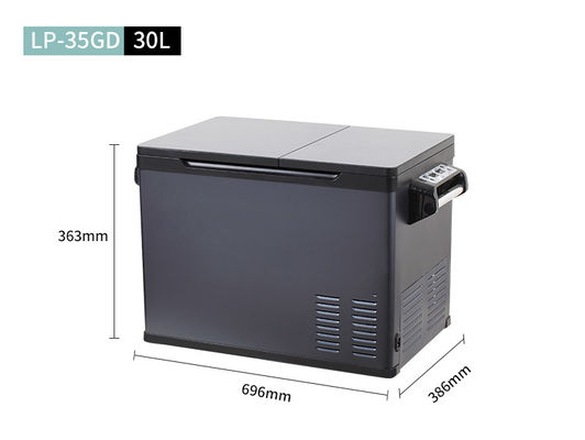 16kg ダブルコントロール 30L DC12V 24V 自動車冷蔵庫 冷蔵庫 キャンプ用太陽光パネル