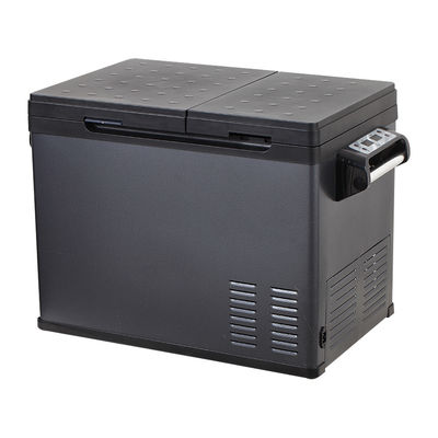 リチャージ可能なミニカー冷蔵庫 Leapcool 35/45/55L DC12/24VAC 220Vポータブル冷蔵庫