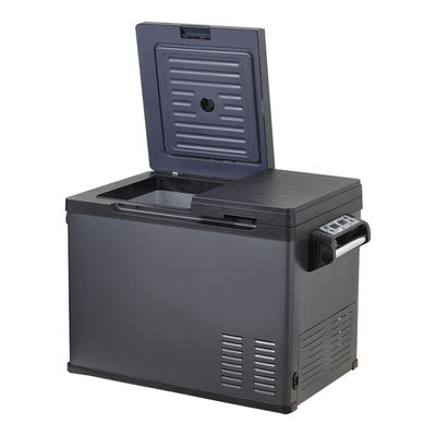 リチャージ可能なミニカー冷蔵庫 Leapcool 35/45/55L DC12/24VAC 220Vポータブル冷蔵庫