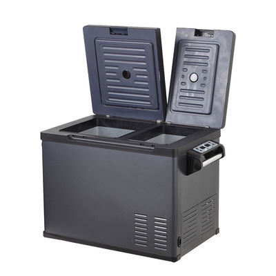 リチャージ可能なミニカー冷蔵庫 Leapcool 35/45/55L DC12/24VAC 220Vポータブル冷蔵庫