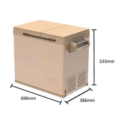 プライベート 模具 はい 55YD アマゾン AC DC ポータブル コンプレッサー 車 冷蔵庫 APP デザイン付き 冷蔵庫