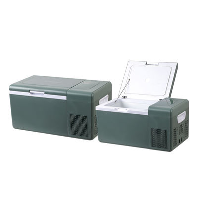 12V 25L ミニ オフィス 冷蔵庫 インバーターコンプレッサーとヨーロッパソケット付き コンパクトデザイン