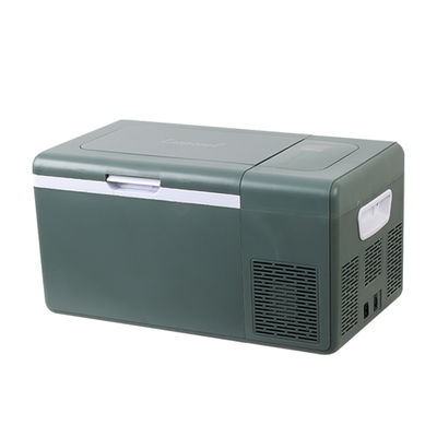 12V 25L ミニ オフィス 冷蔵庫 インバーターコンプレッサーとヨーロッパソケット付き コンパクトデザイン