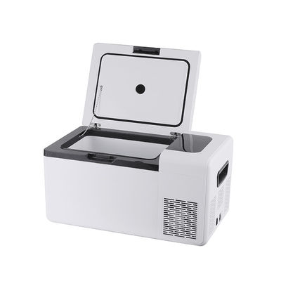 25L ポータブルカー&amp;ホーム ミニ冷蔵庫 隔熱 C5H10/C-ペンタン 白色 LEDライト