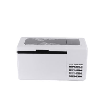 25L ポータブルカー&amp;ホーム ミニ冷蔵庫 隔熱 C5H10/C-ペンタン 白色 LEDライト