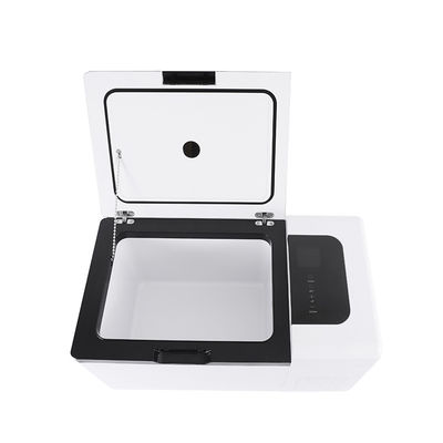 25L ポータブルカー&amp;ホーム ミニ冷蔵庫 隔熱 C5H10/C-ペンタン 白色 LEDライト